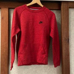 Red Nike Crewneck Sweatshirt